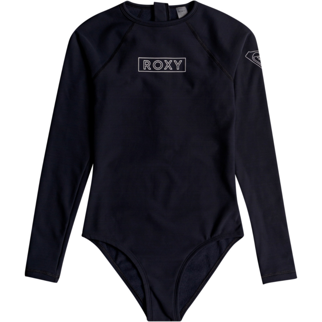 2025 Roxy Womens Heater Zip-Up Long Sleeve One Piece Surfsuit ERJWR03572 - Anthracite